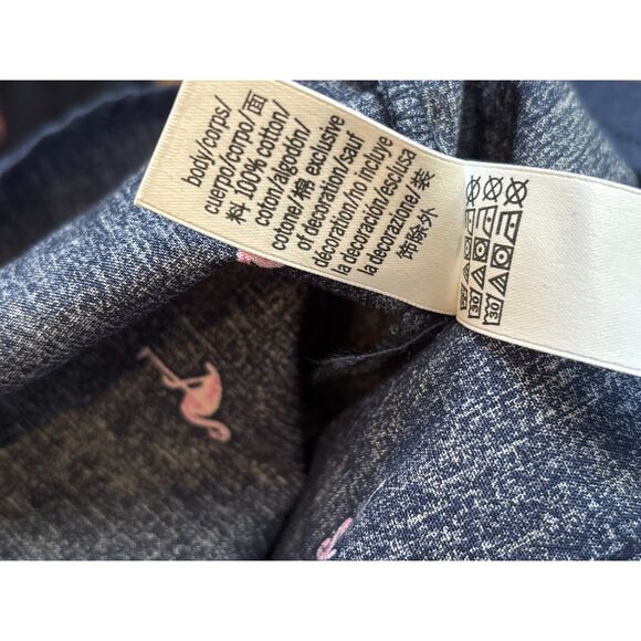 PINK Victoria Secret Flamingo Classic Oversized Shirt XS-Small NEW a46 - Picture 11 of 11